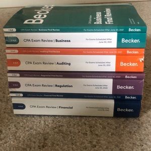 CPA Exam Textbooks and Review books